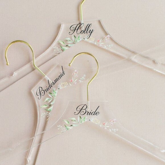 "Bride" Acrylic Hanger for Weddings - Picture 4 of 5